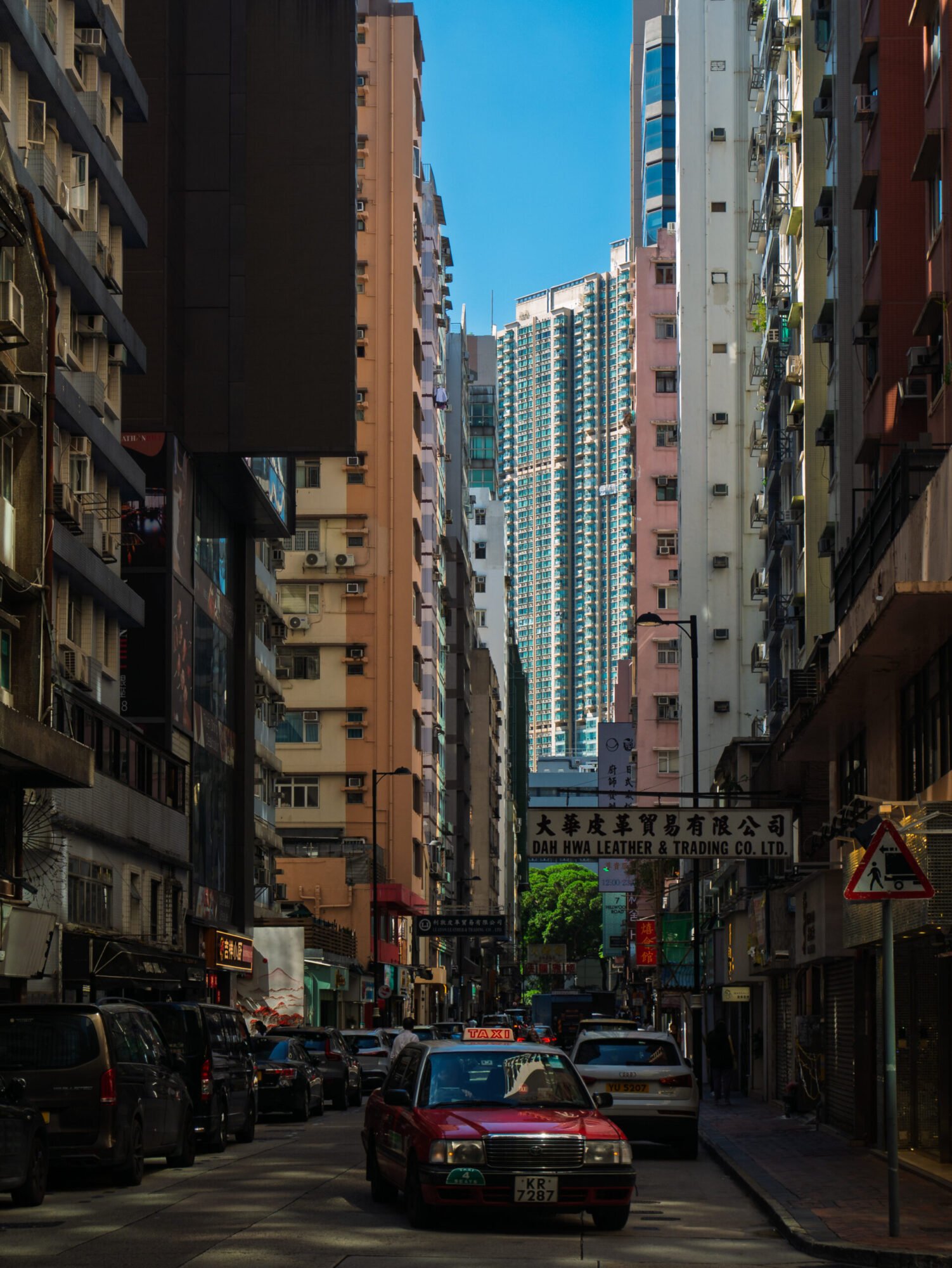 HongKong Taxi Skyline