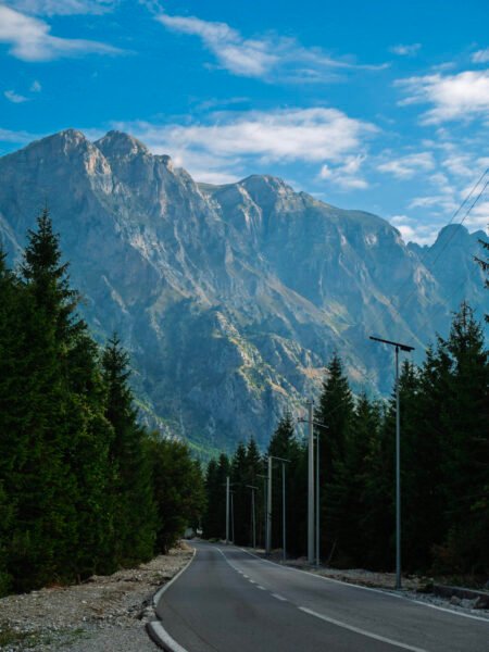 Valbona mountain roads