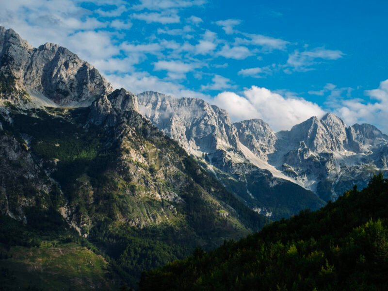Valbona Valley Mountainrange